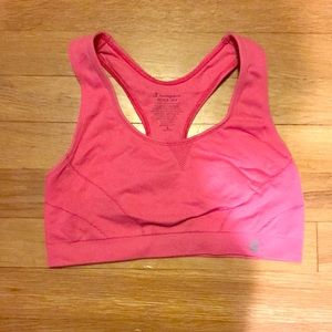 Cute pink sports bra, size small